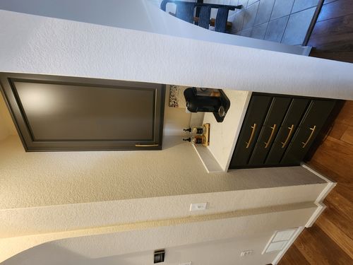 Wild Fox Painting Cabinets project