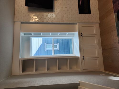Wild Fox Painting Cabinets project