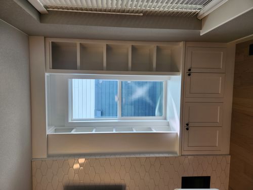 Wild Fox Painting Cabinets project
