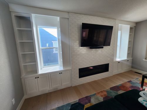 Wild Fox Painting Cabinets project