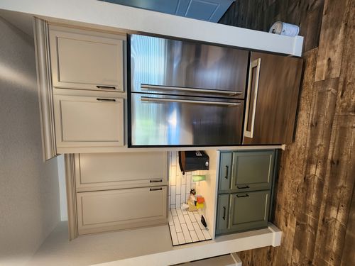 Wild Fox Painting Cabinets project