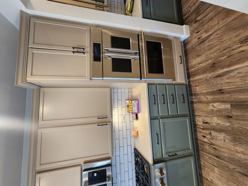 Wild Fox Painting Cabinets project