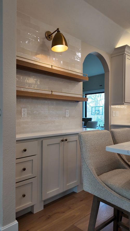 Wild Fox Painting Cabinets project