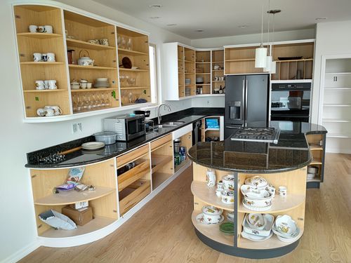 Wild Fox Painting Cabinets project