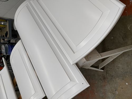 Wild Fox Painting Cabinets project