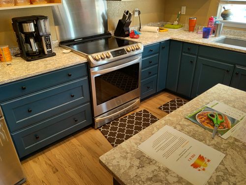 Wild Fox Painting Cabinets project