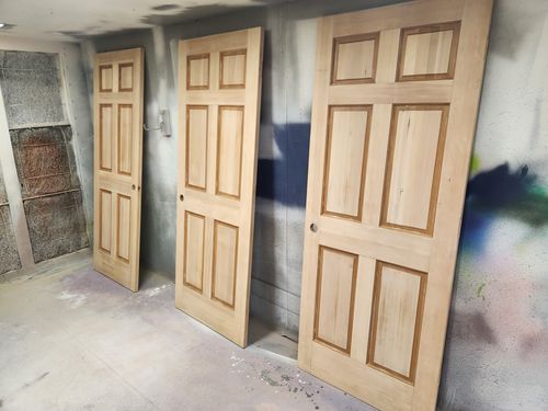 Wild Fox Painting Doors project