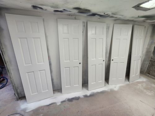 Wild Fox Painting Doors project