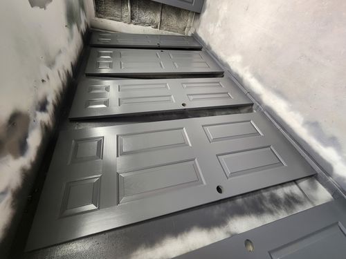 Wild Fox Painting Doors project