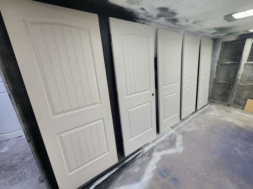 Wild Fox Painting Doors project
