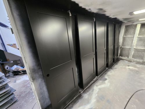 Wild Fox Painting Doors project