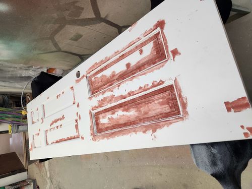Wild Fox Painting Doors project