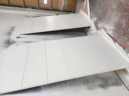Wild Fox Painting Doors project