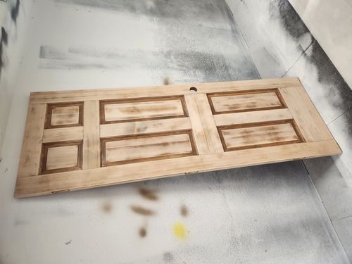 Wild Fox Painting Doors project