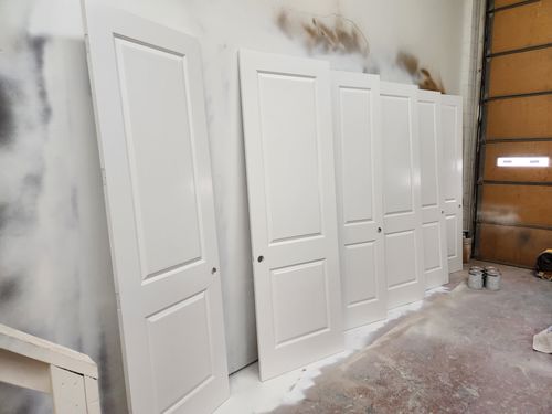 Wild Fox Painting Doors project