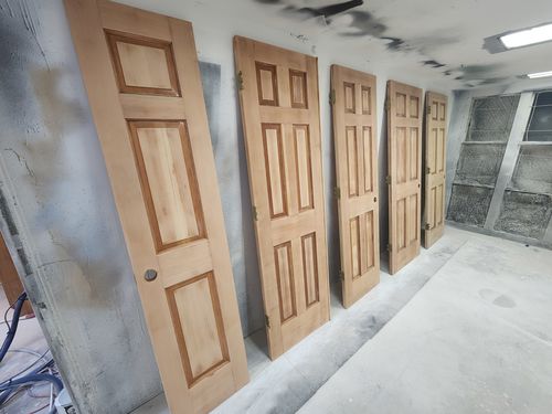 Wild Fox Painting Doors project