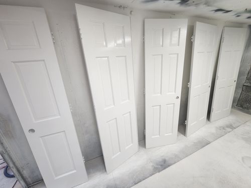 Wild Fox Painting Doors project