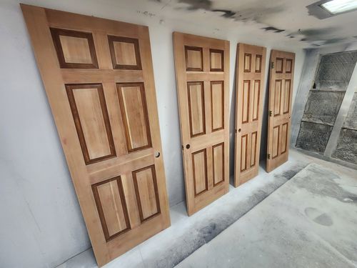 Wild Fox Painting Doors project