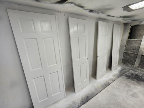 Wild Fox Painting Doors project