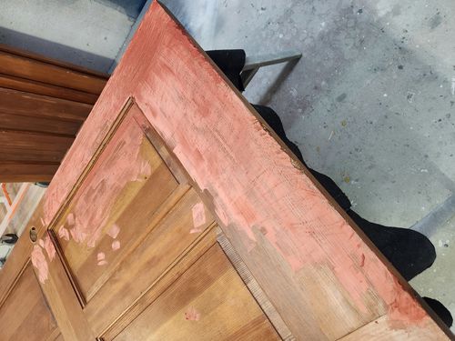 Wild Fox Painting Doors project
