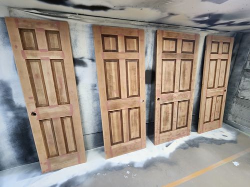 Wild Fox Painting Doors project