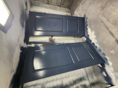 Wild Fox Painting Doors project