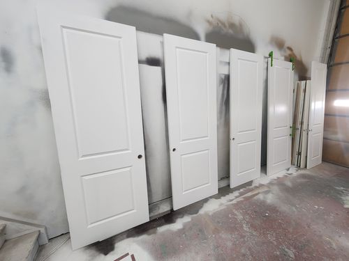 Wild Fox Painting Doors project