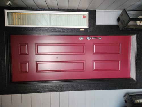 Wild Fox Painting Doors project