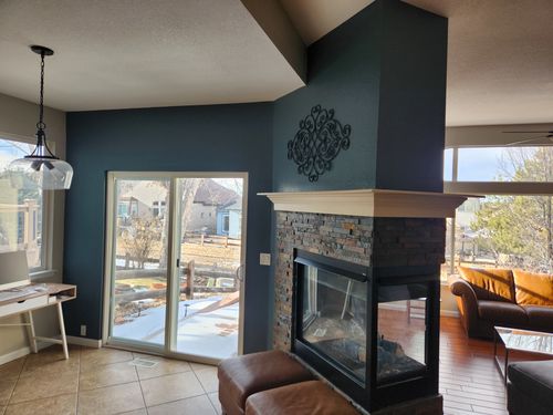 Wild Fox Painting Feature Walls project