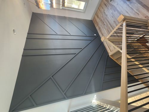 Wild Fox Painting Feature Walls project
