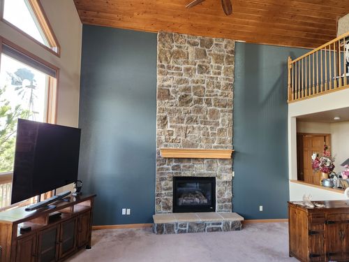 Wild Fox Painting Feature Walls project