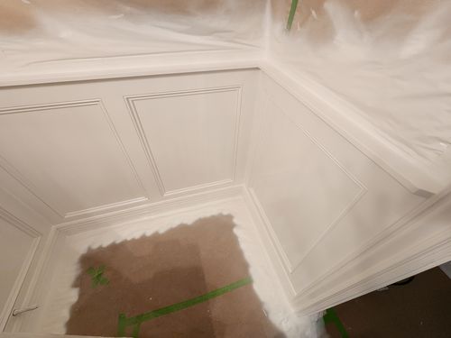 Wild Fox Painting Feature Walls project