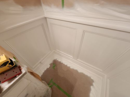 Wild Fox Painting Feature Walls project
