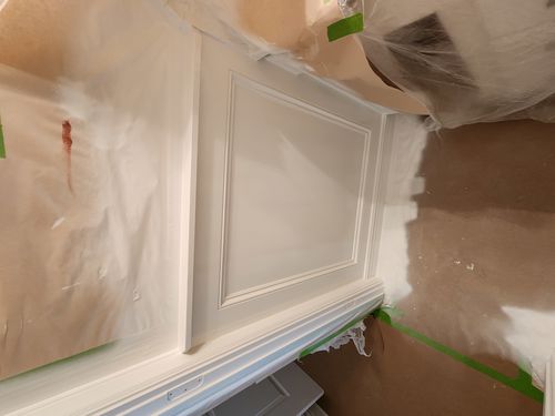 Wild Fox Painting Feature Walls project