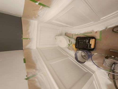 Wild Fox Painting Feature Walls project