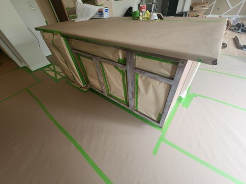 Wild Fox Painting Feature Walls project