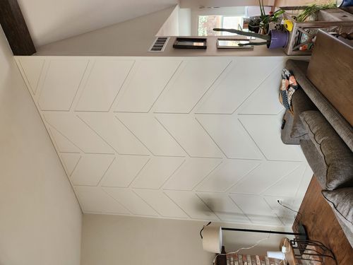 Wild Fox Painting Feature Walls project