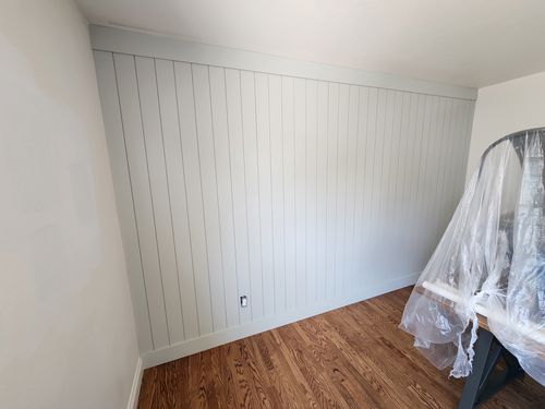 Wild Fox Painting Feature Walls project