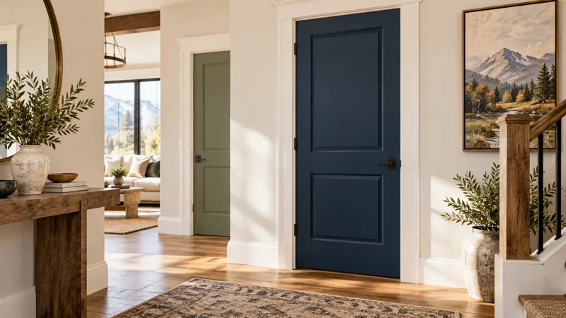 Picking a Bold Interior Door Color That Still Looks Right With Your Trim