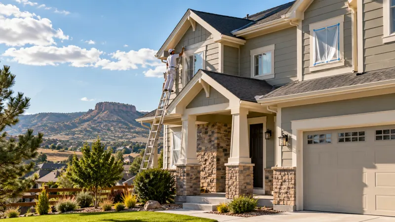 Why Exterior Paint Matters More in Castle Rock (and What a Repaint Is Really Worth)