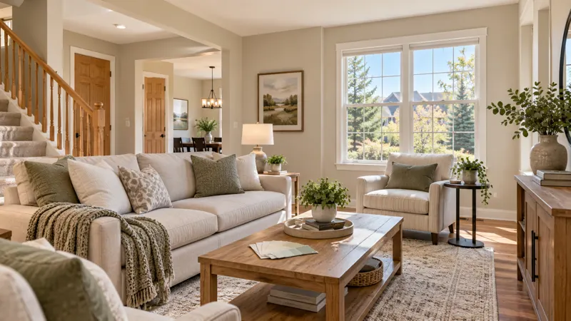 Leaving the Builder Beige: Repainting a Highlands Ranch Interior (and Deciding About the Oak)
