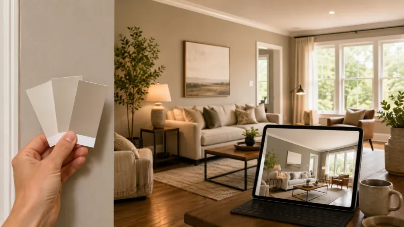 Stop Guessing From a Paint Chip: See Your Color in a Real Room First