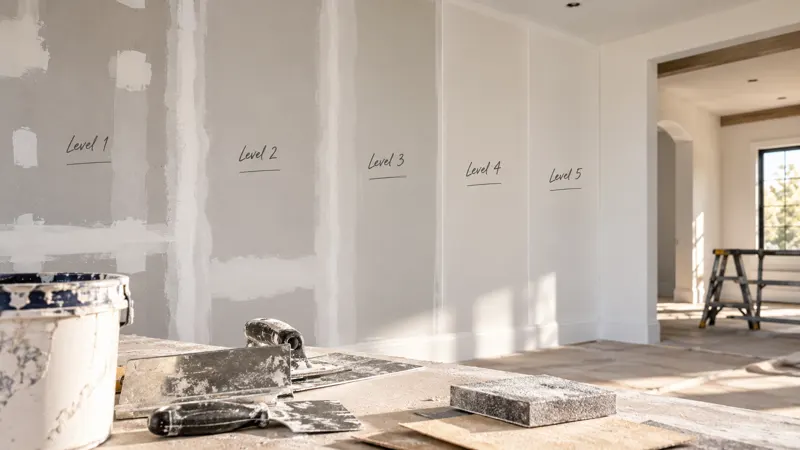 Drywall Finish Levels 0 to 5: Which One Your Room Actually Needs Before Paint