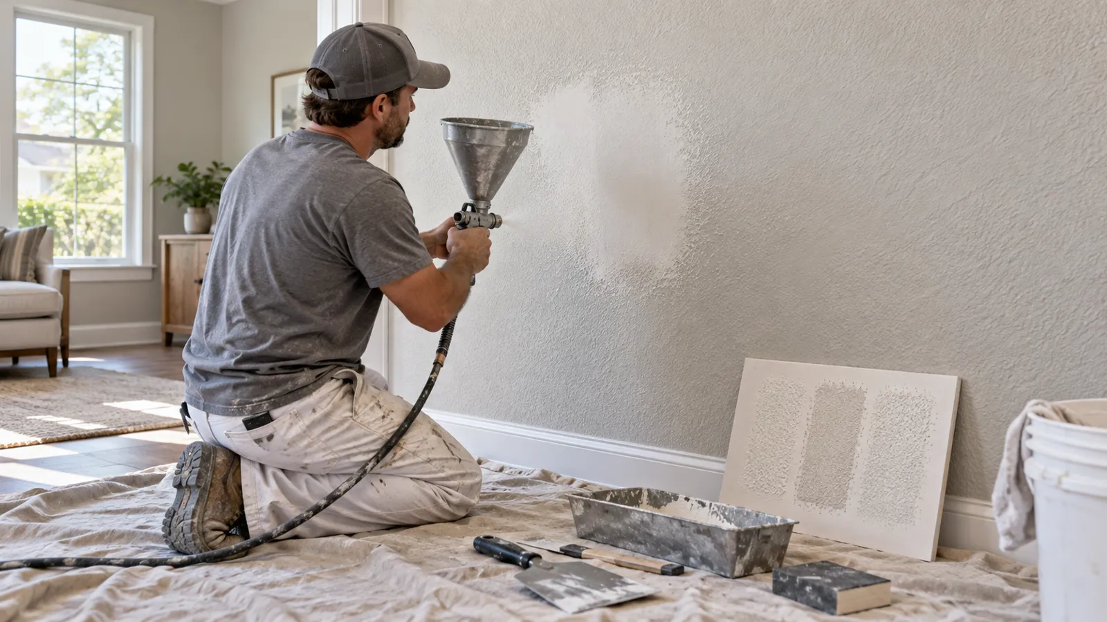 Texture Matching: Why Most Drywall Patches Show, and How a Repair Disappears